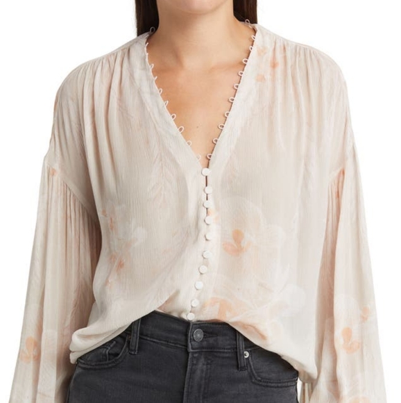 NWT All Saints Stella Mia Blouse